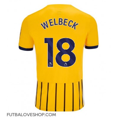 Dres Brighton Danny Welbeck #18 Tretina 2025-26 Krátky Rukáv Dres Brighton Danny Welbeck #18 Tretina 2025-26 Krátky Rukáv